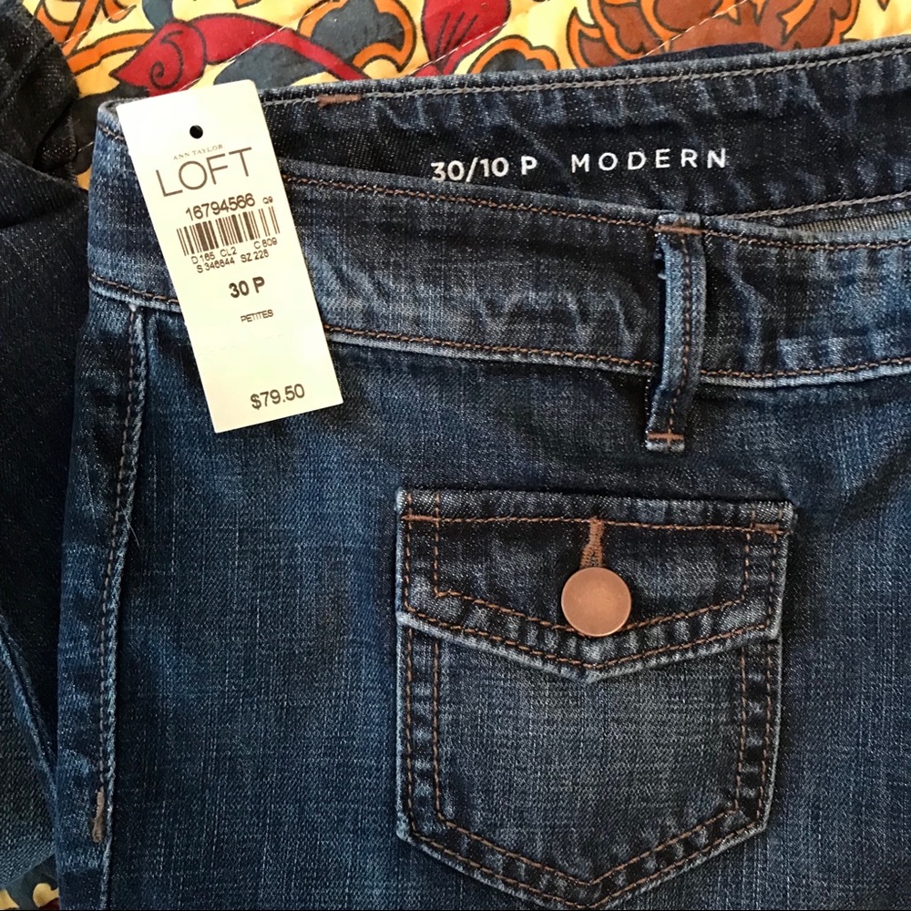 ANN TAYLOR LOFT Modern Fit Petite Denim Jeans